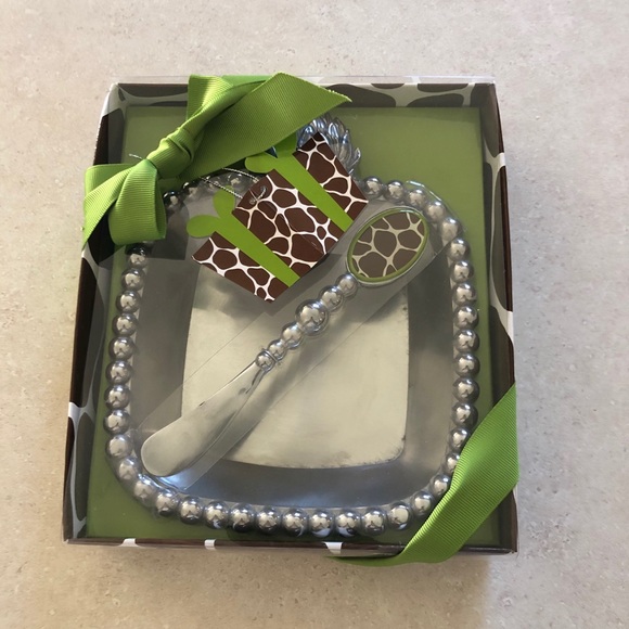 COPY - Mud pie Artichoke bowl with spreader - Picture 1 of 5